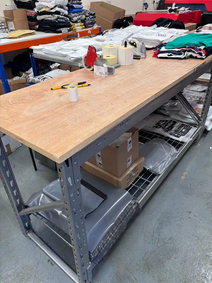 Solid Heavy Duty Workbench 6 x 2 ft - Image 1