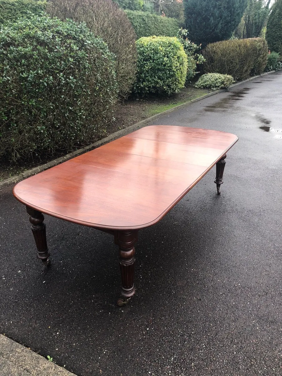 Mahogany Adjustable Dinning Table - Image 4
