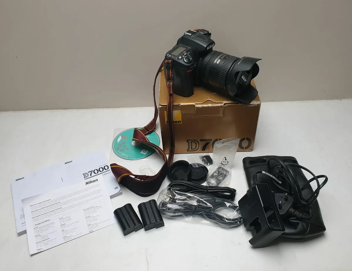Nikon D7000 Digital Camera With Lenses - Image 1