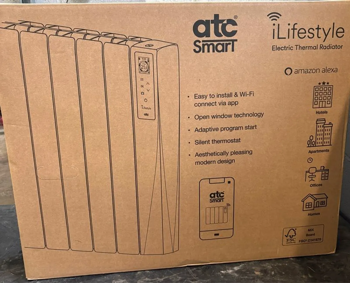 ATC Lifestyle 1200W Electric Radiator - Image 1