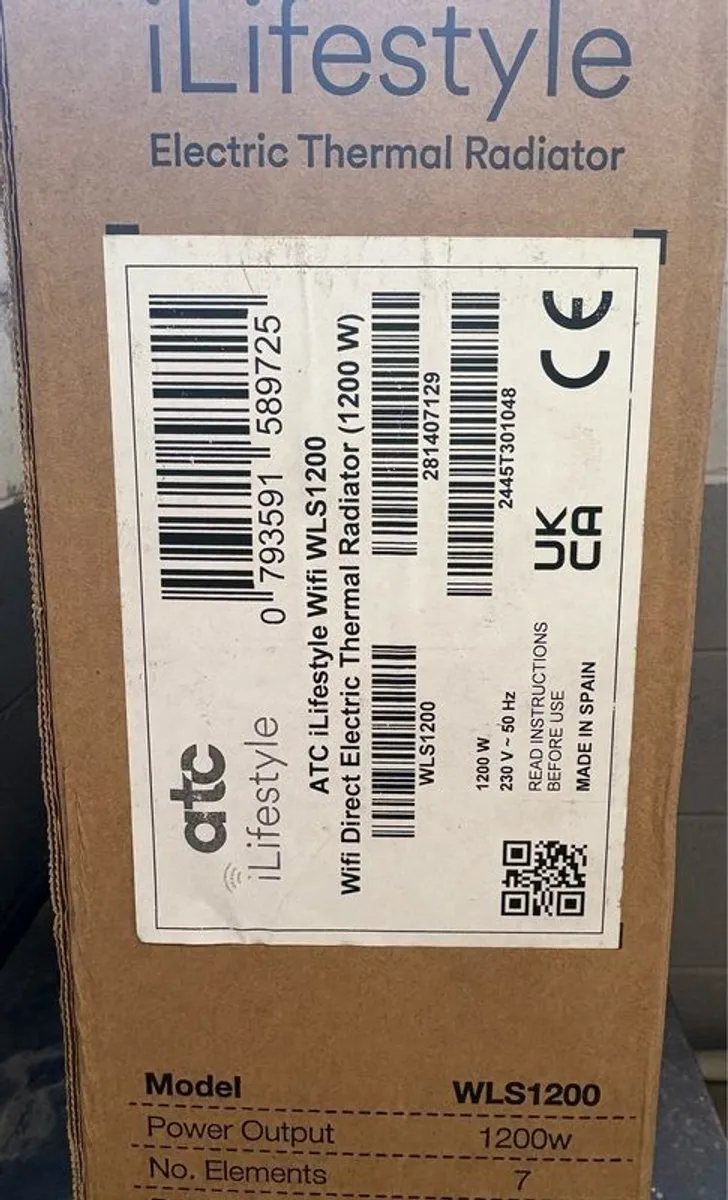ATC Lifestyle 1200W Electric Radiator - Image 2