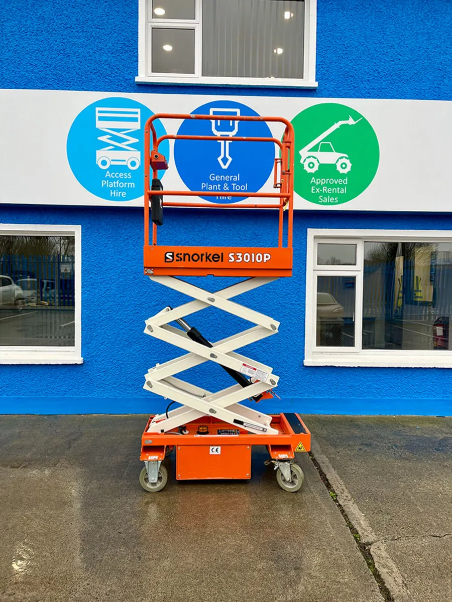 Snorkel S3010P Push Around Scissor Lift - Image 1