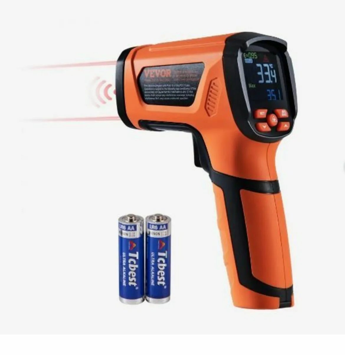 Infrared Thermometer, -40~2732°F Dual Laser - Image 3