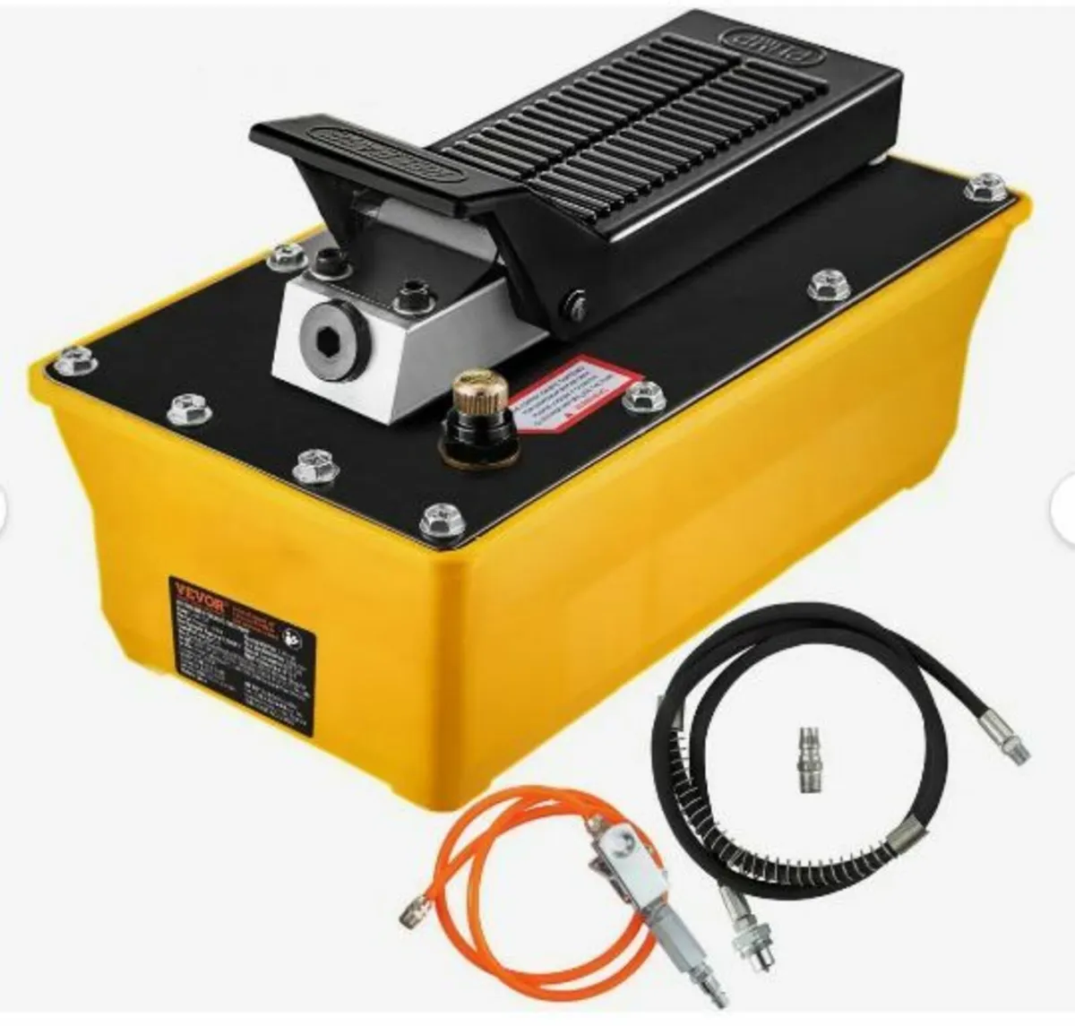 Air Hydraulic Pump, 10,000 PSI Hydraulic Foot Pum - Image 1