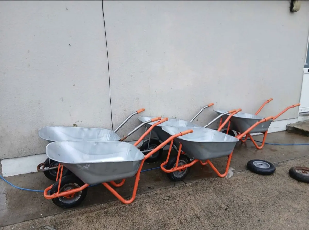 Wheel barrels on sale €,50 age.