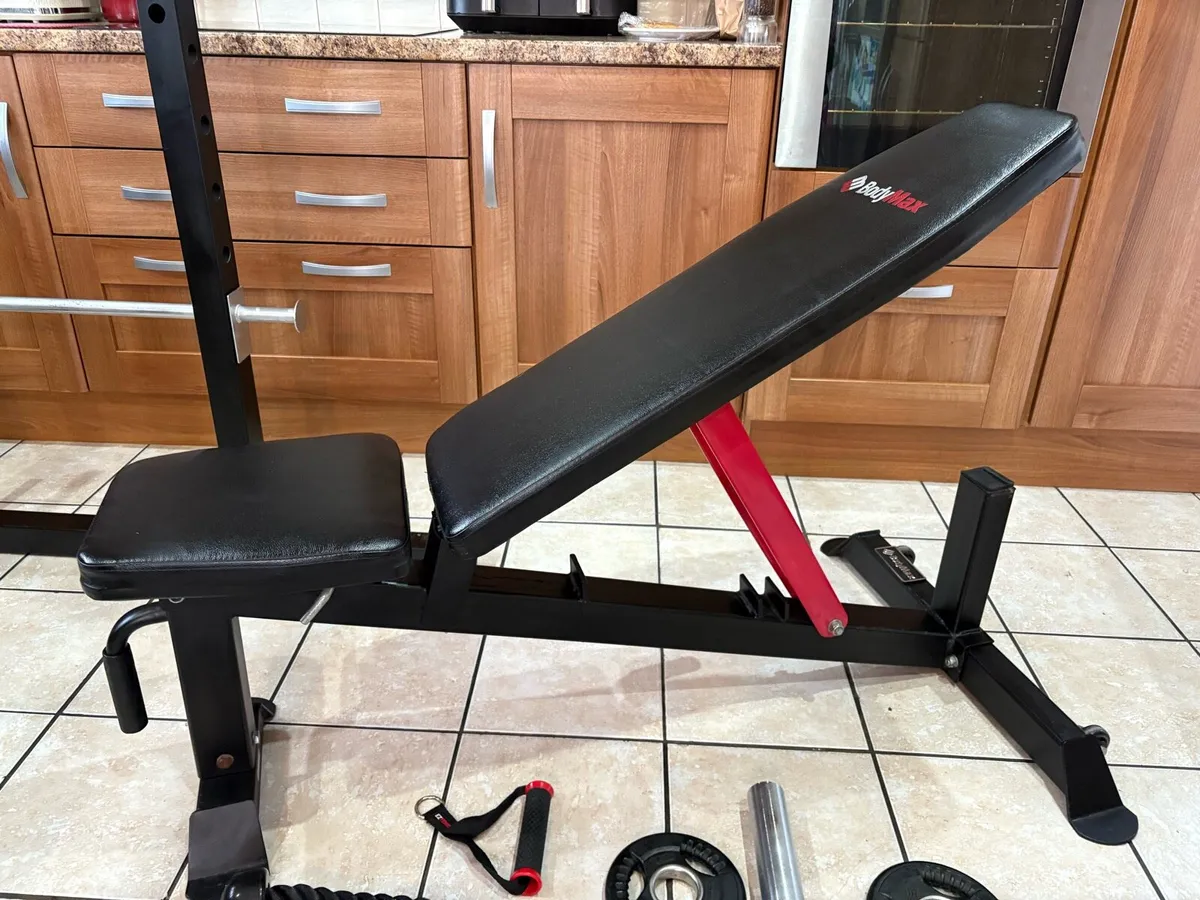 ADIDAS + BODYMAX POWER RACK, CABLE MACHINE GYM SET - Image 3