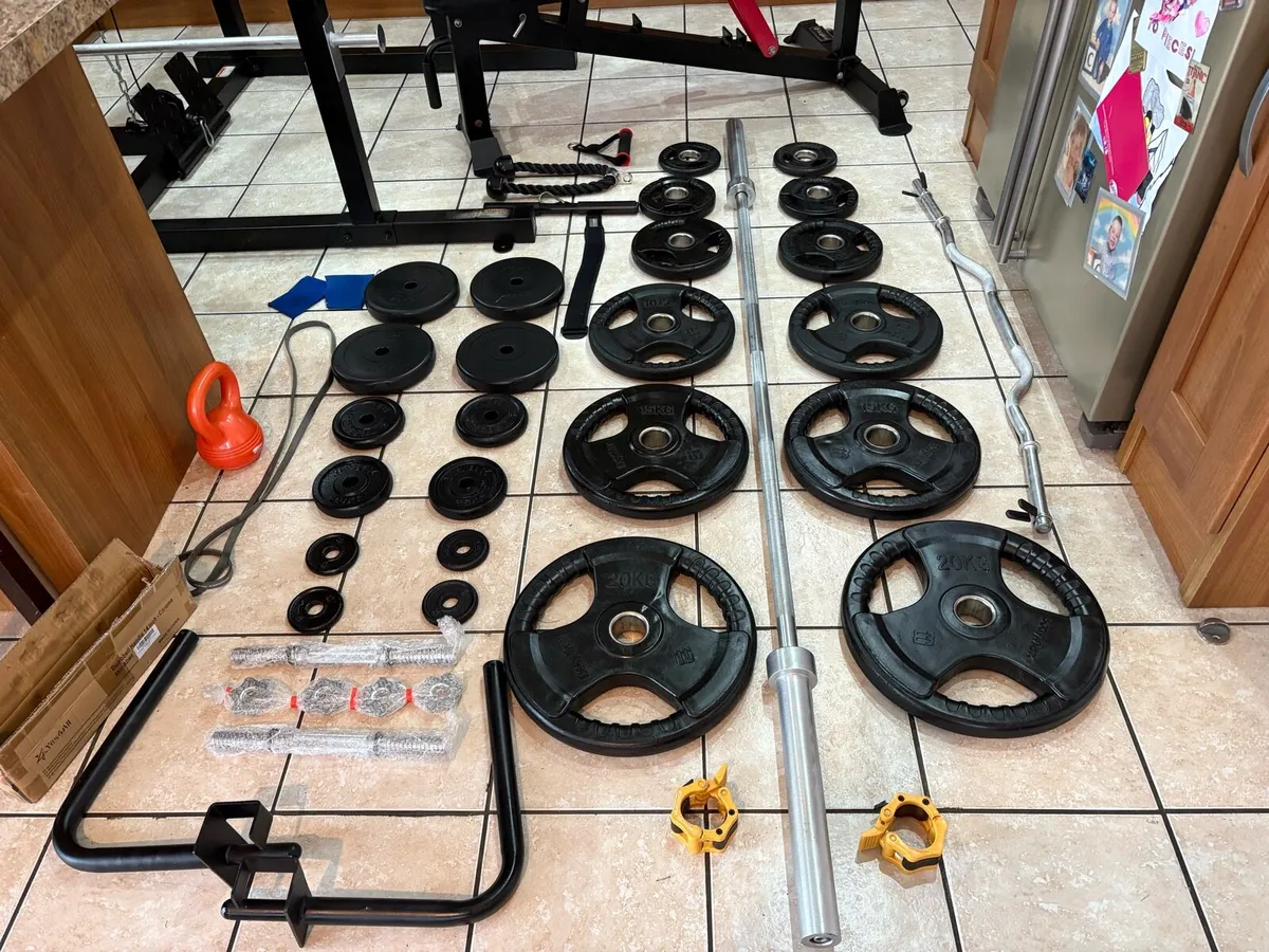 ADIDAS + BODYMAX POWER RACK, CABLE MACHINE GYM SET - Image 2