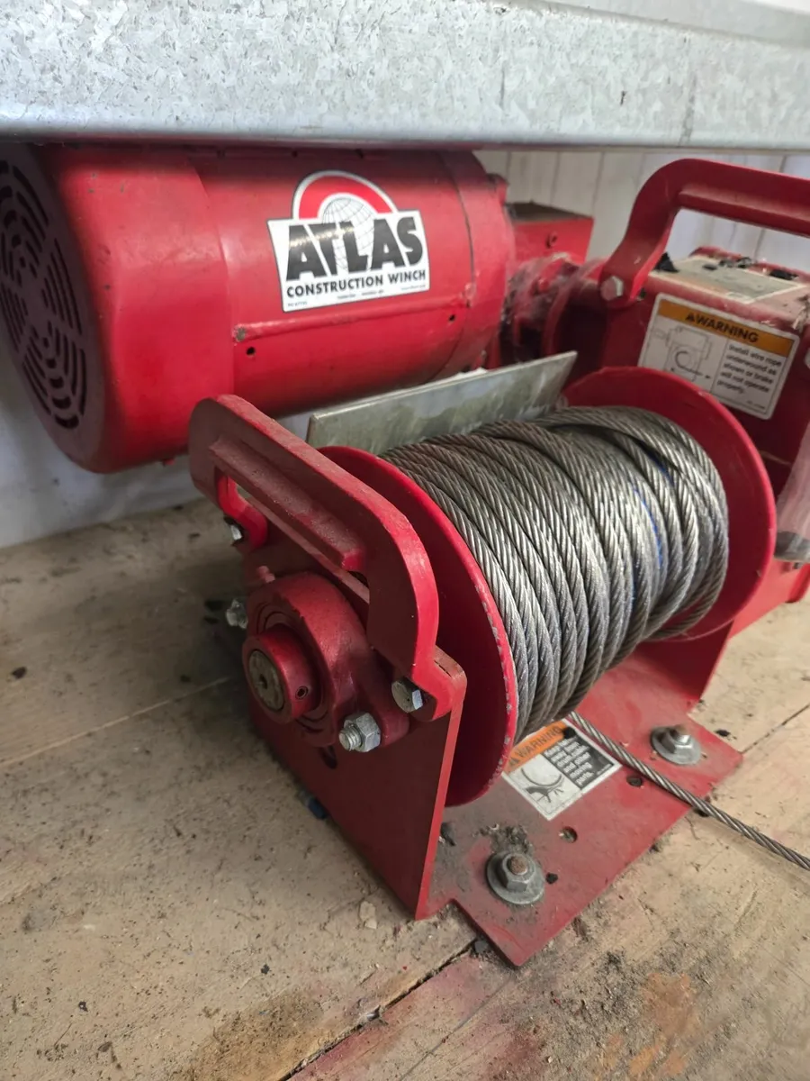 Atlas wire rope Winch - Image 3