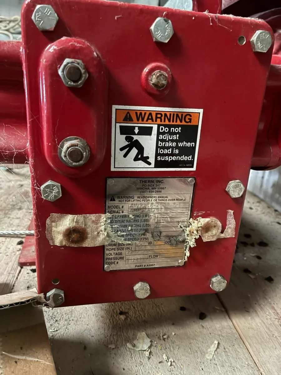 Atlas wire rope Winch - Image 2