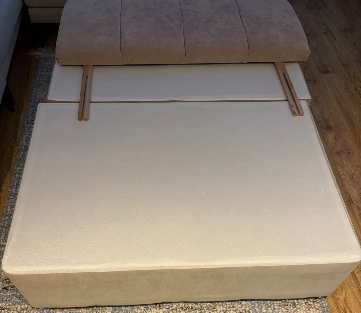 Boxed Bed frame and head board - Image 2