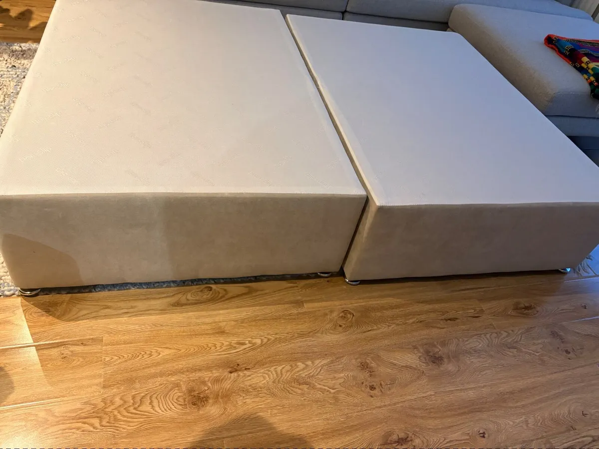 Boxed Bed frame and head board - Image 3