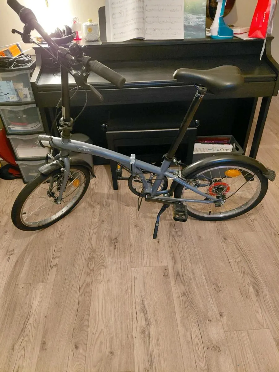 BTWIN Folding Bike Fold 120 - Grey - Image 1