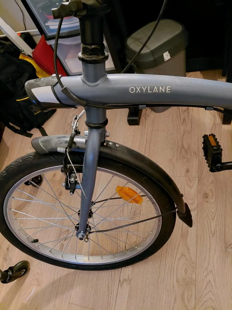 BTWIN Folding Bike Fold 120 - Grey - Image 2