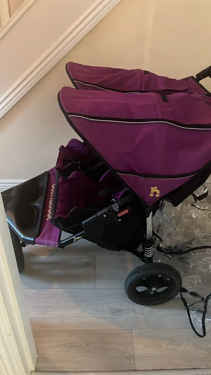 Out n About Double Buggy+Raincover - Image 1