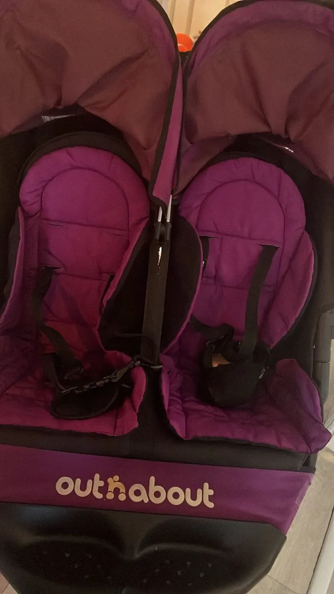 Out n About Double Buggy+Raincover - Image 3