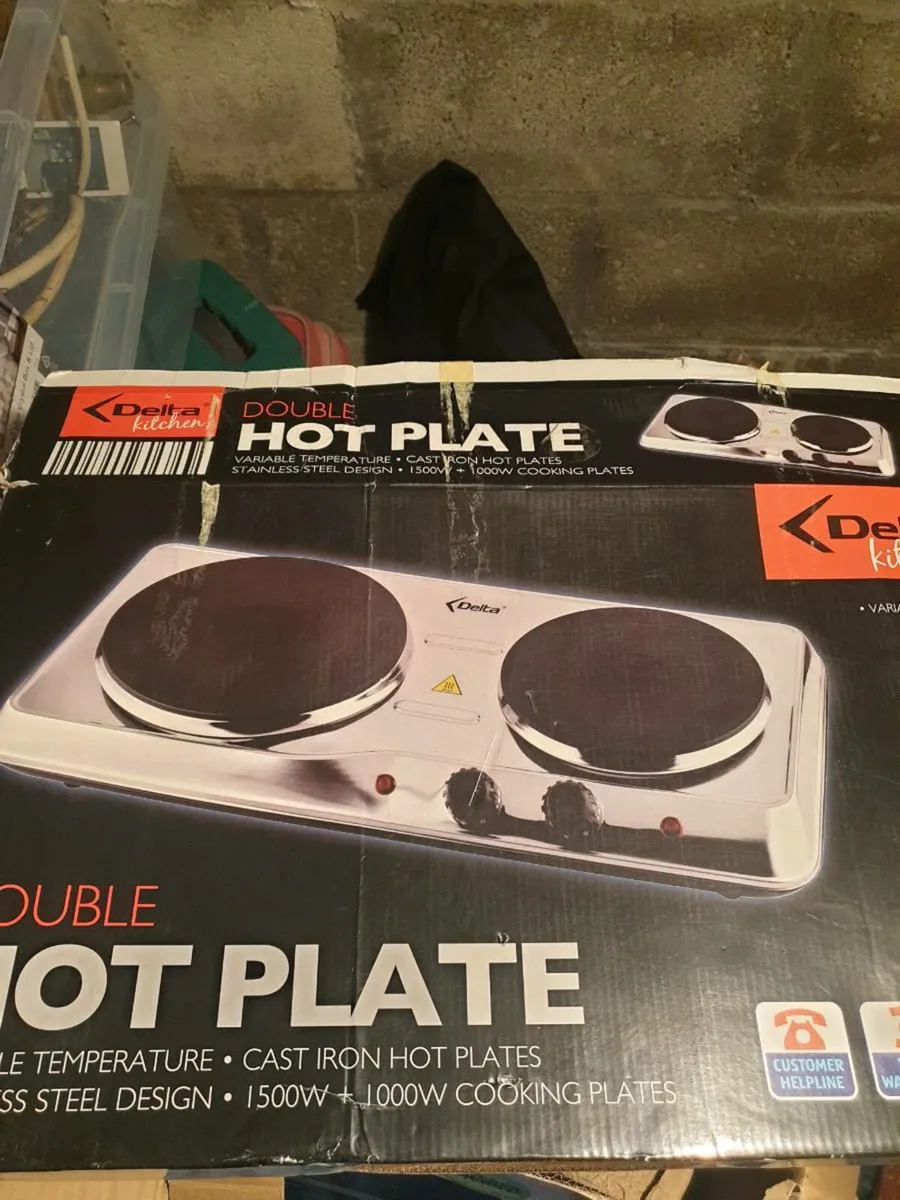 Double cooking hotplate