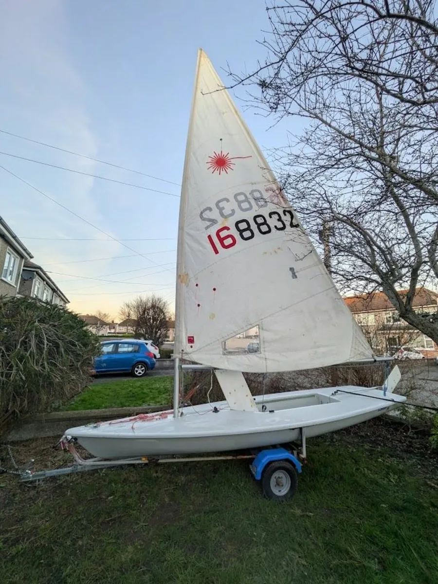 Laser Dinghy Sailboat - Image 1