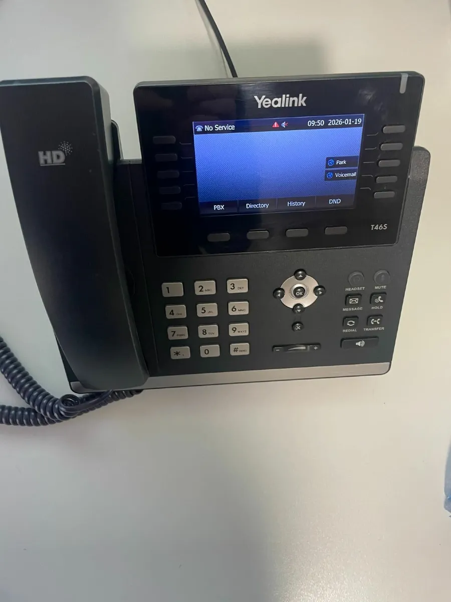 OFFICE PHONES - Yealink SIP-T46S IP Phone – Black - Image 3