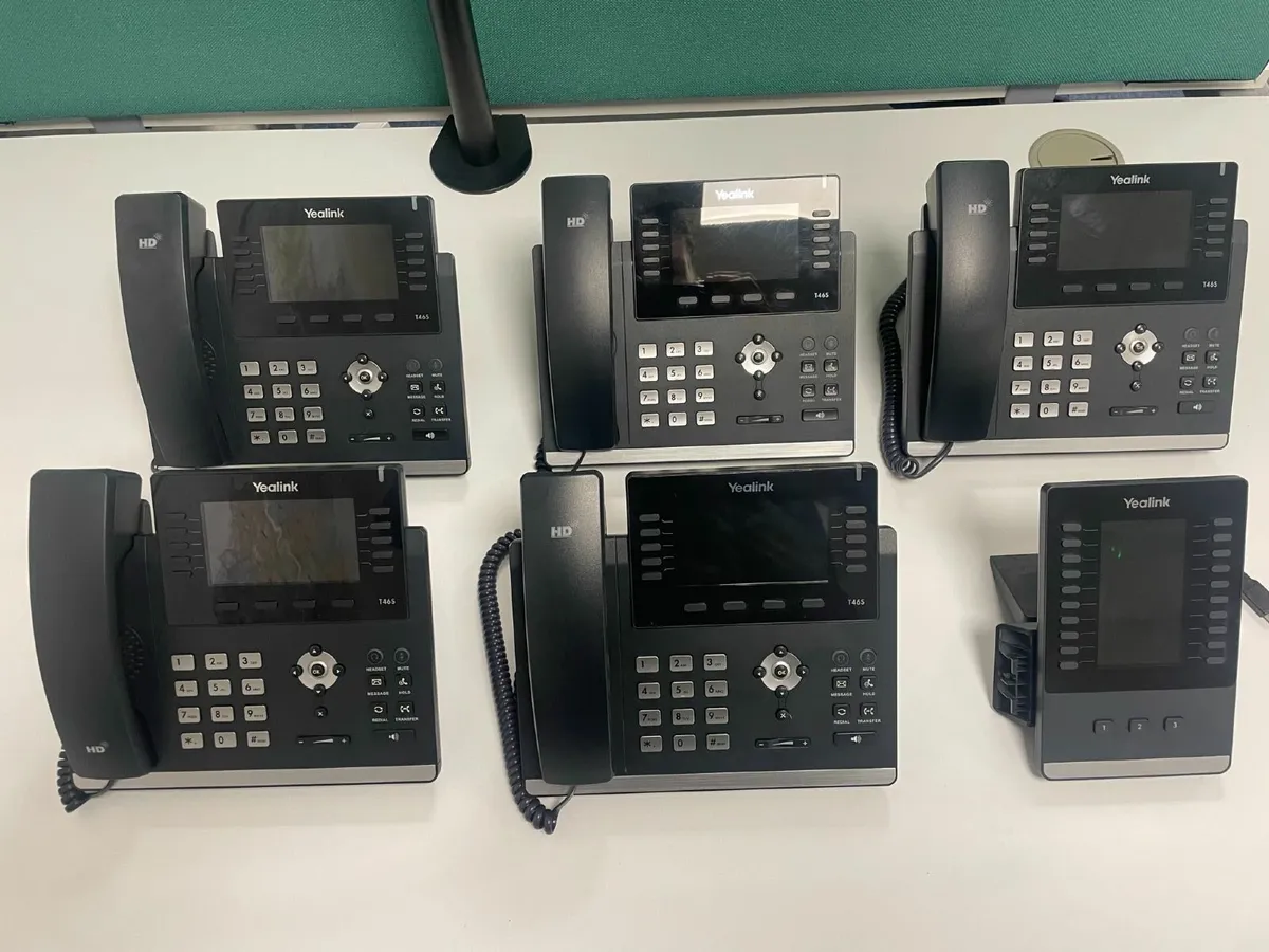 OFFICE PHONES - Yealink SIP-T46S IP Phone – Black - Image 1