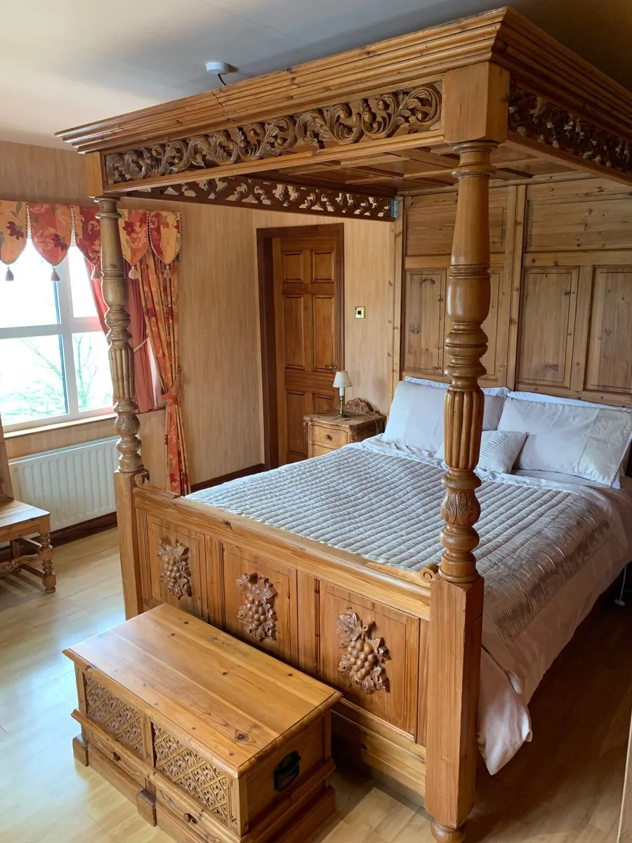 Four Poster bed, Dressing table etc - Image 1