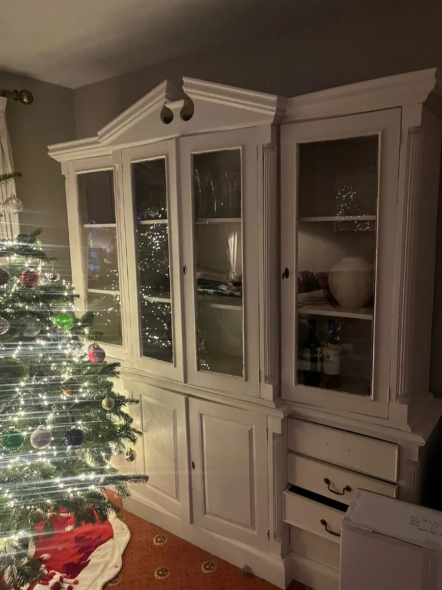 White Display Cabinet / Dresser - Image 2