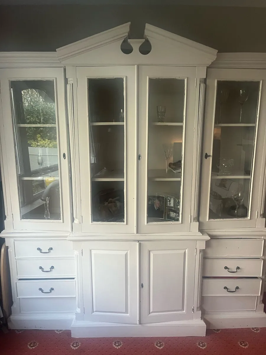White Display Cabinet / Dresser - Image 1