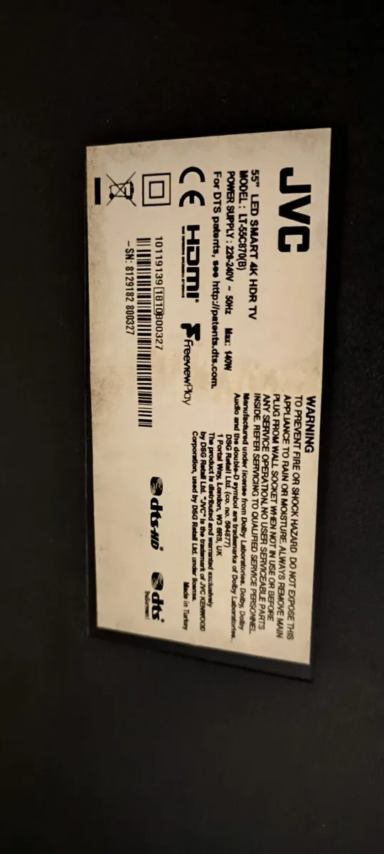 JVC tv 55" - Image 2