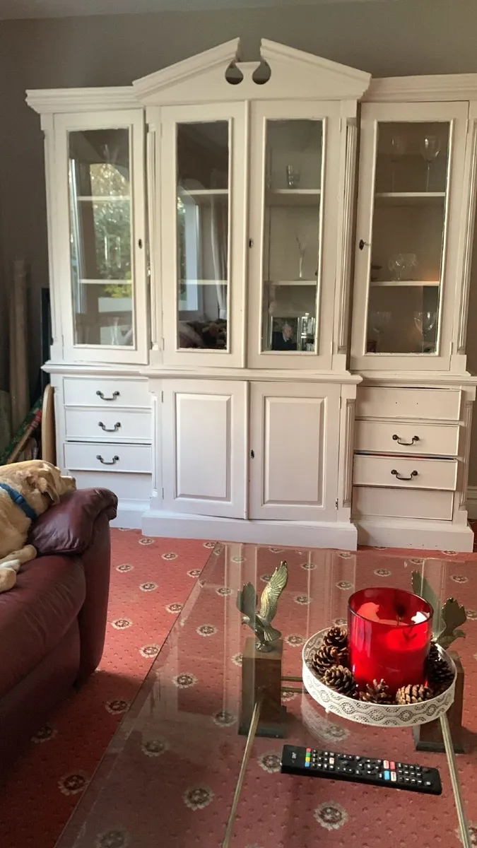 White Display Cabinet / Dresser - Image 3