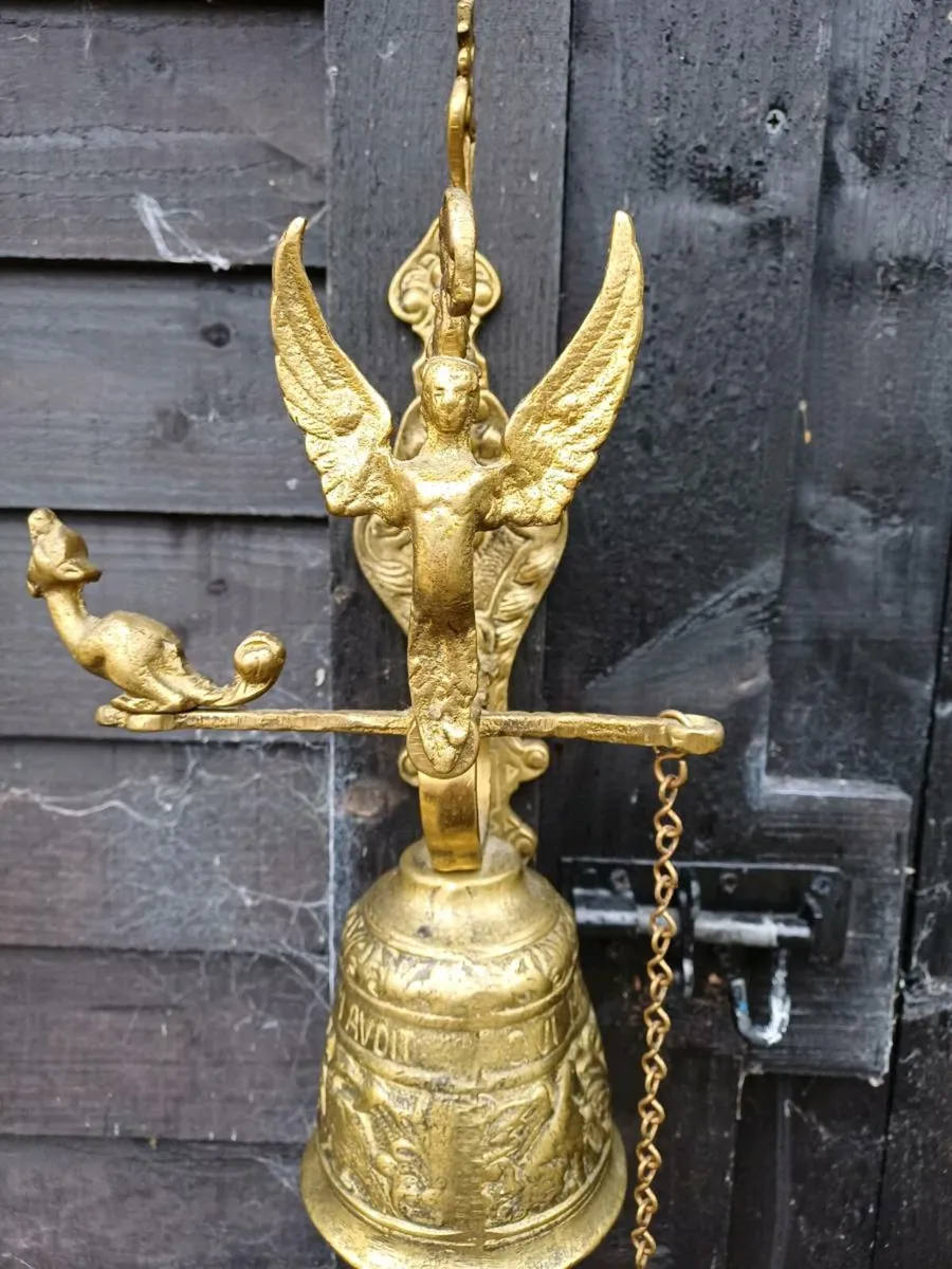 1950s Solid Brass Monastery Bell - Image 1