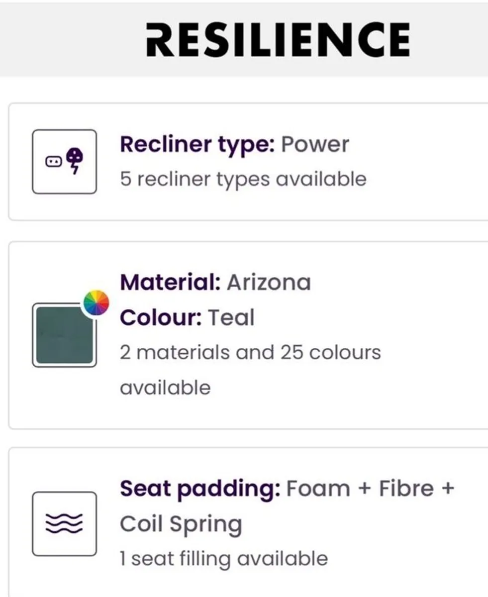 DFS San Mateo Corner electric recliner sofa - Image 4