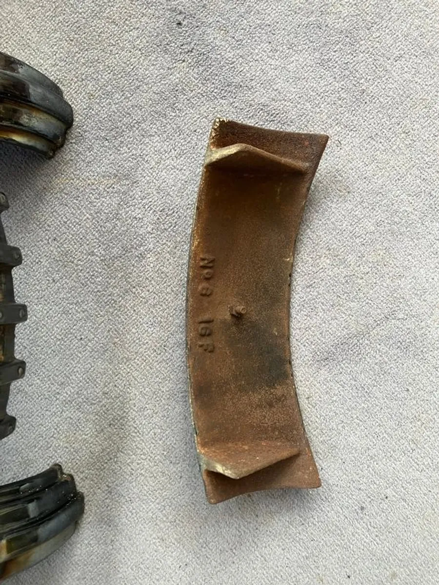 Vintage Brass Firegrate Solid and Iridescent - Image 4