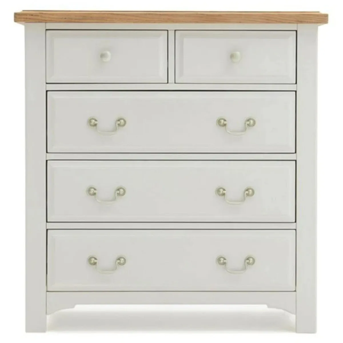 Solid Oak Tall 5 Drawer Chest, Brand New - Image 2