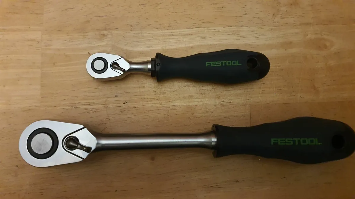 Festool 1/4" + 1/2" Ratchet Wrenches - Image 2