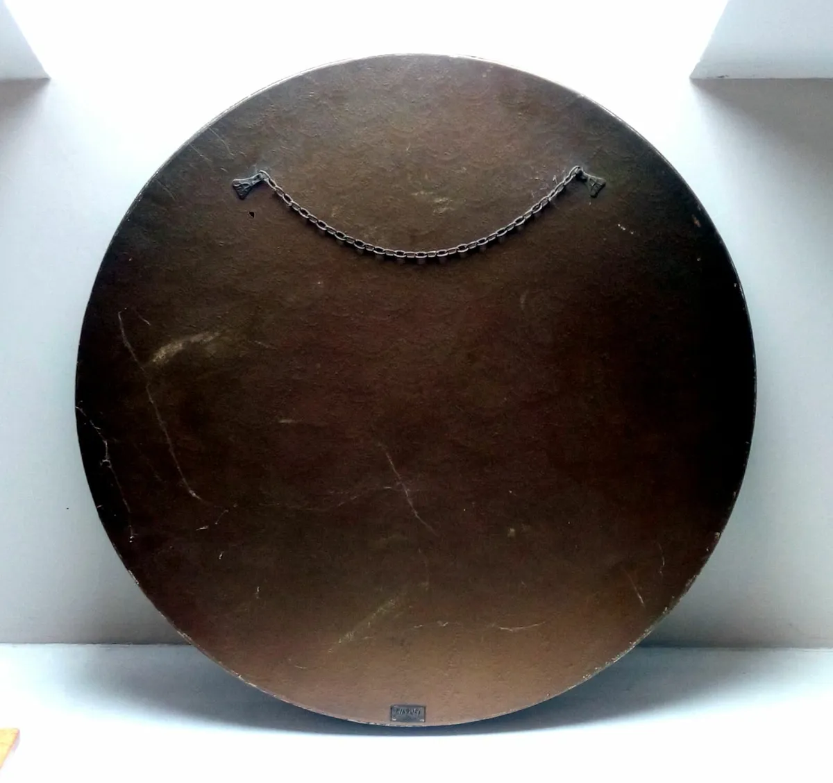 A vintage Atsonia round convex mirror, - Image 4