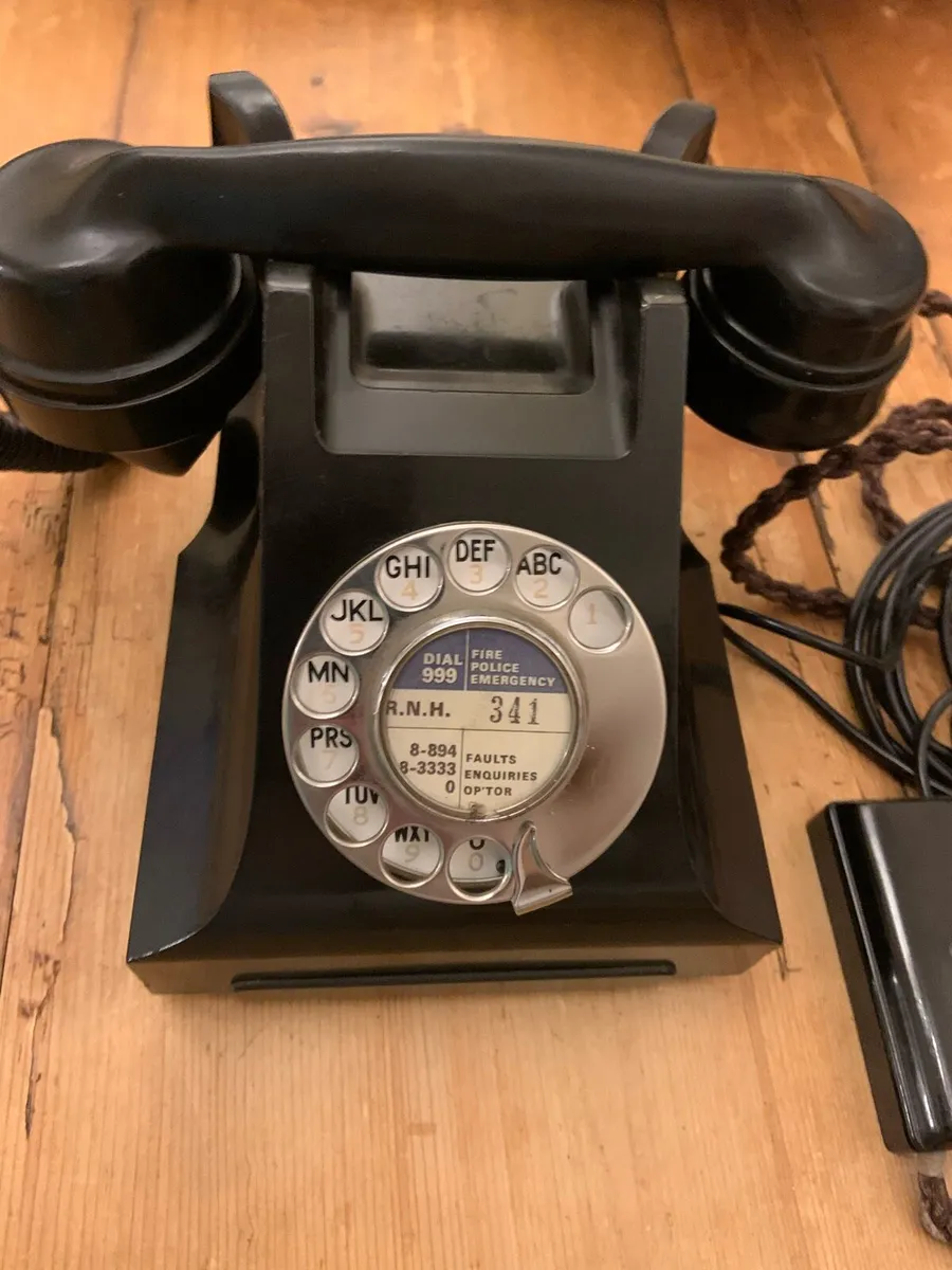 Bakelite Telephone 1940s GPO P&T Fully Working! - Image 1