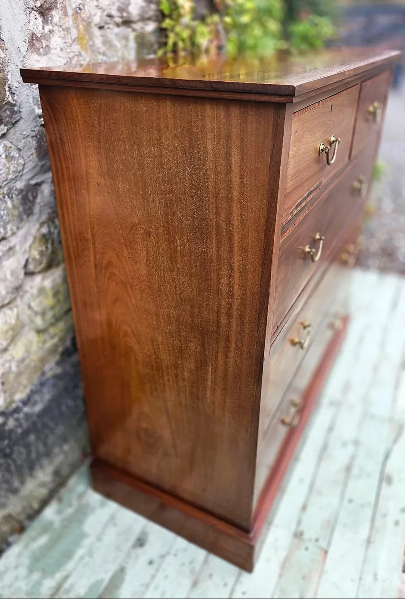 Large Victorian Mahogany Chest- Circa 1890 - Image 4