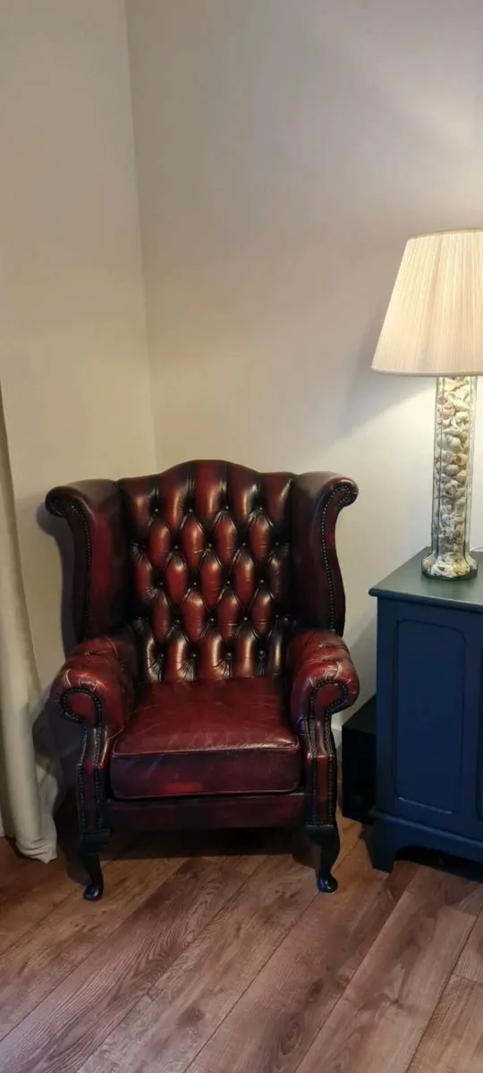 Chesterfield wingback armchair - Image 1