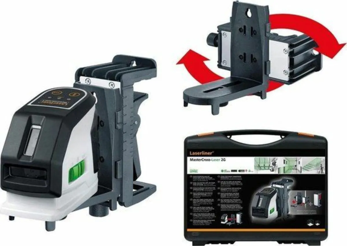Laserliner Green Master Cross-Laser Level kit - Image 3