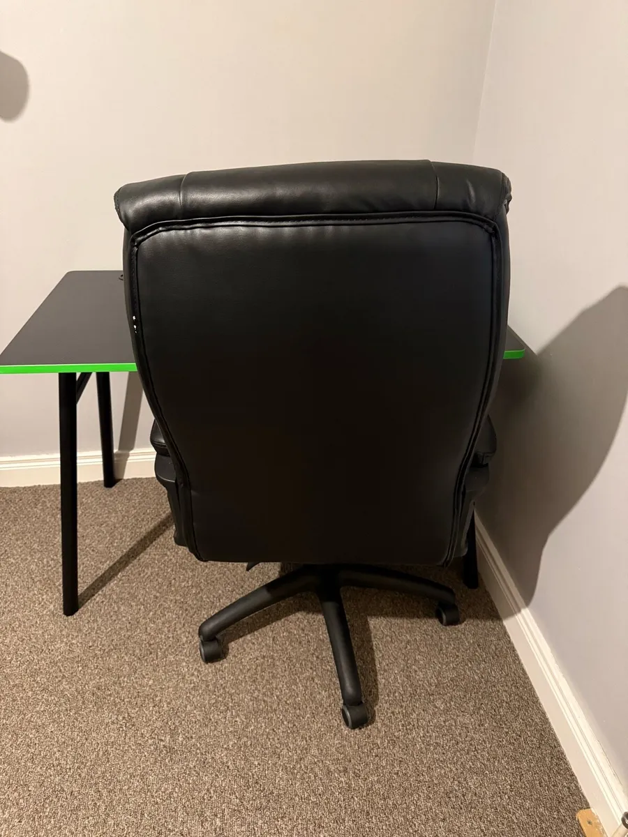 Office chair TJELE black - Image 2