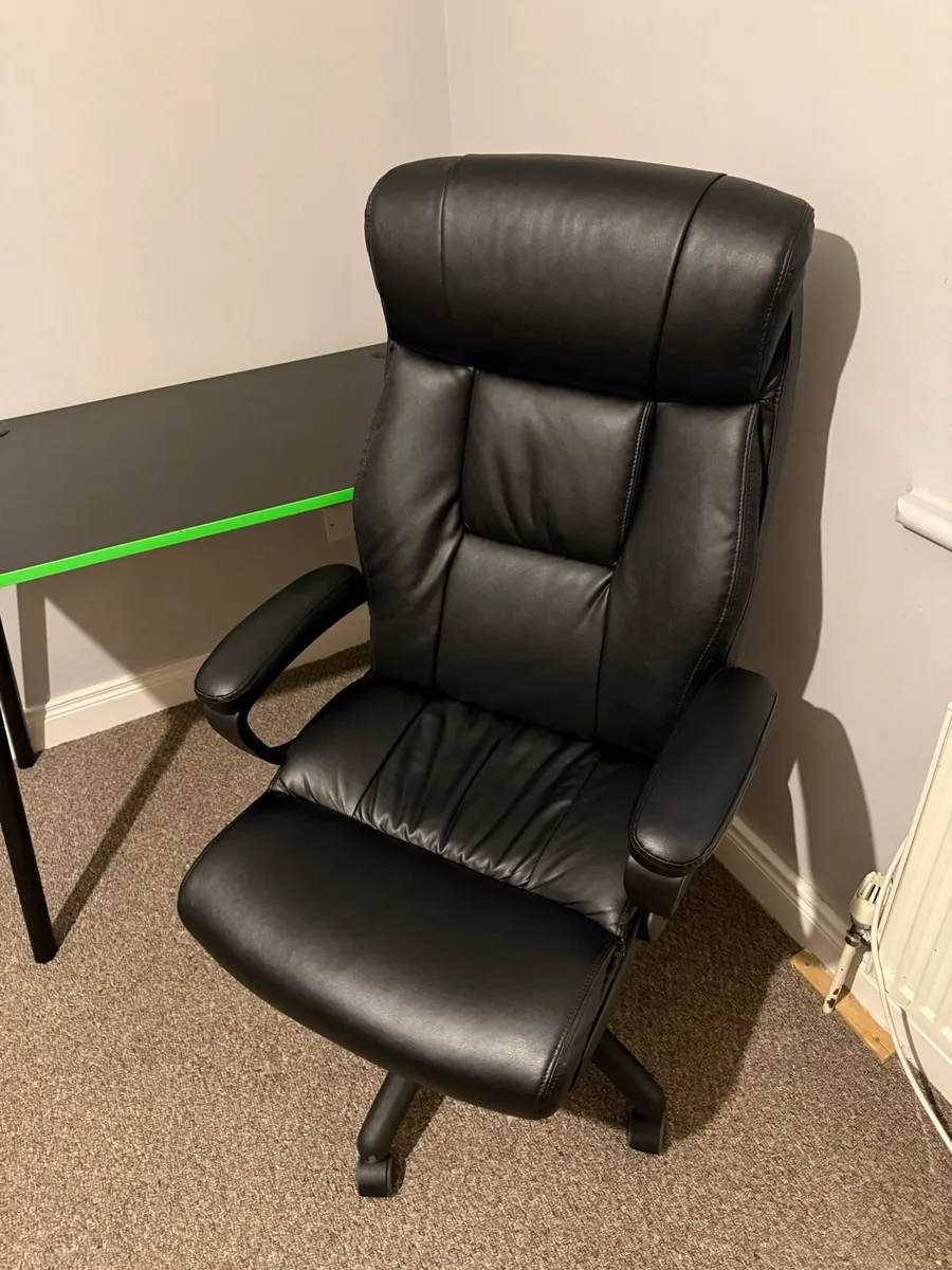 Office chair TJELE black - Image 1