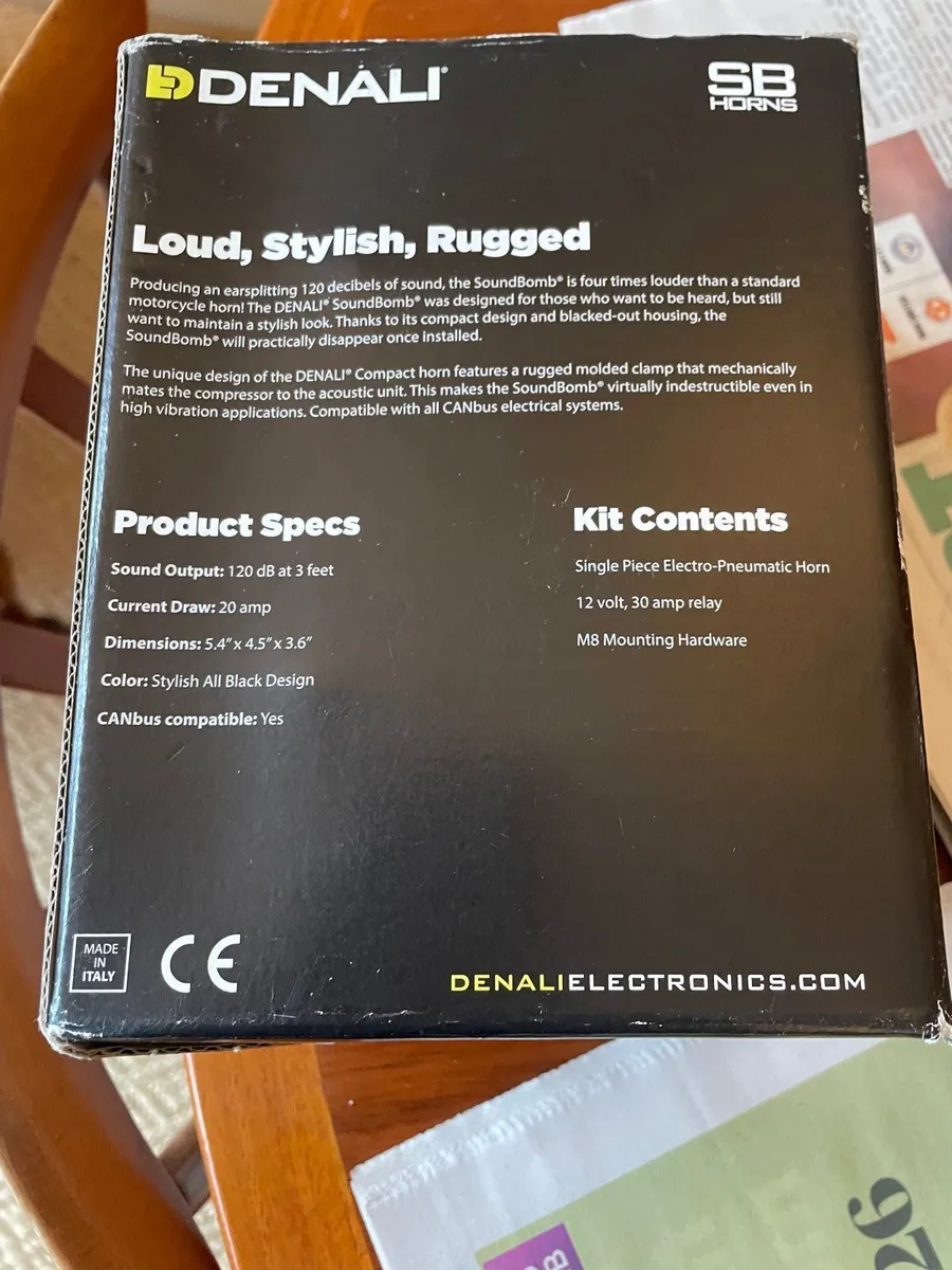 Denali Sound Bomb Motorcycle Horn - Image 4