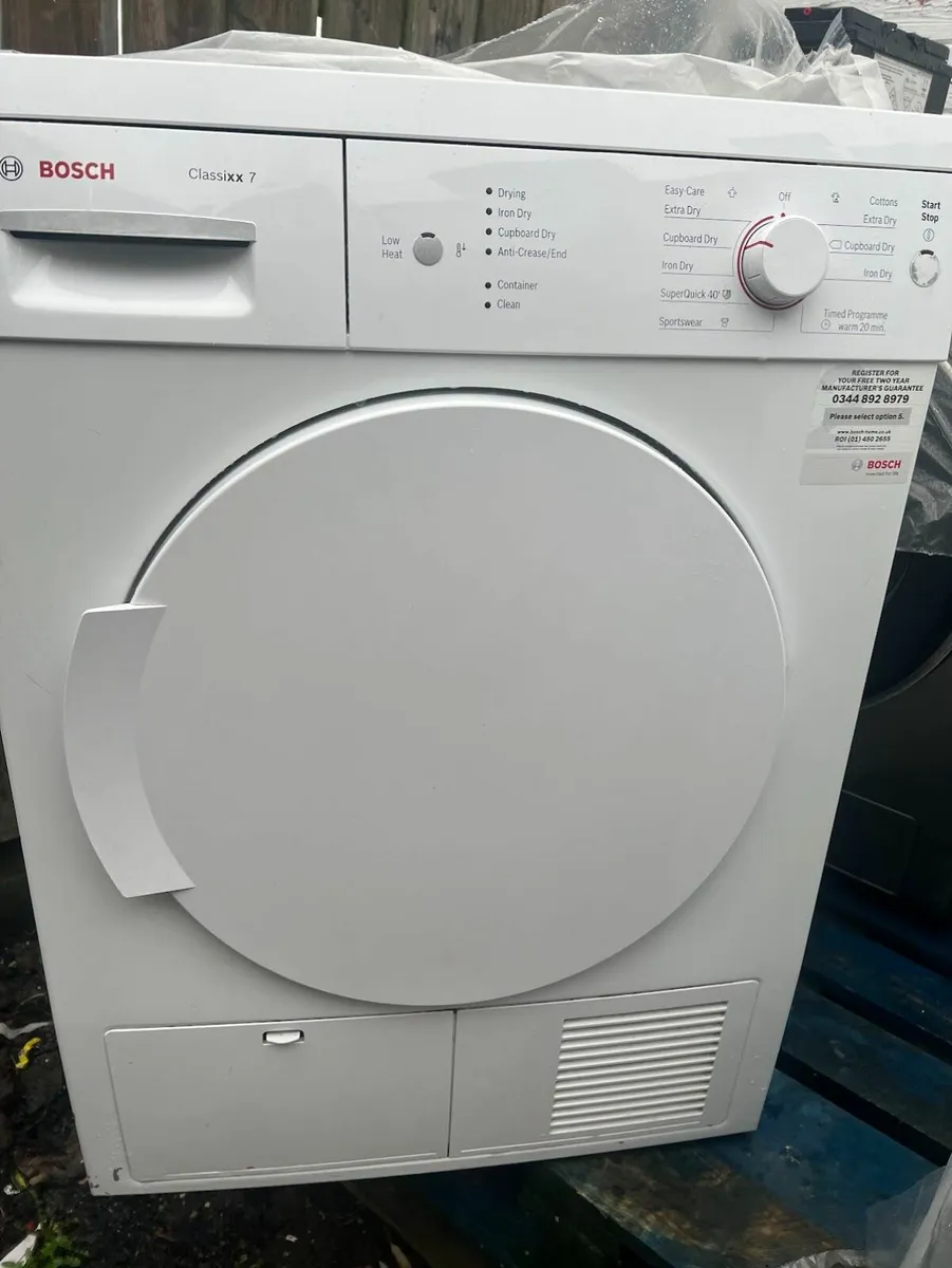 Bosch Classixx 7kg Dryer Condenser Tumble - Image 1
