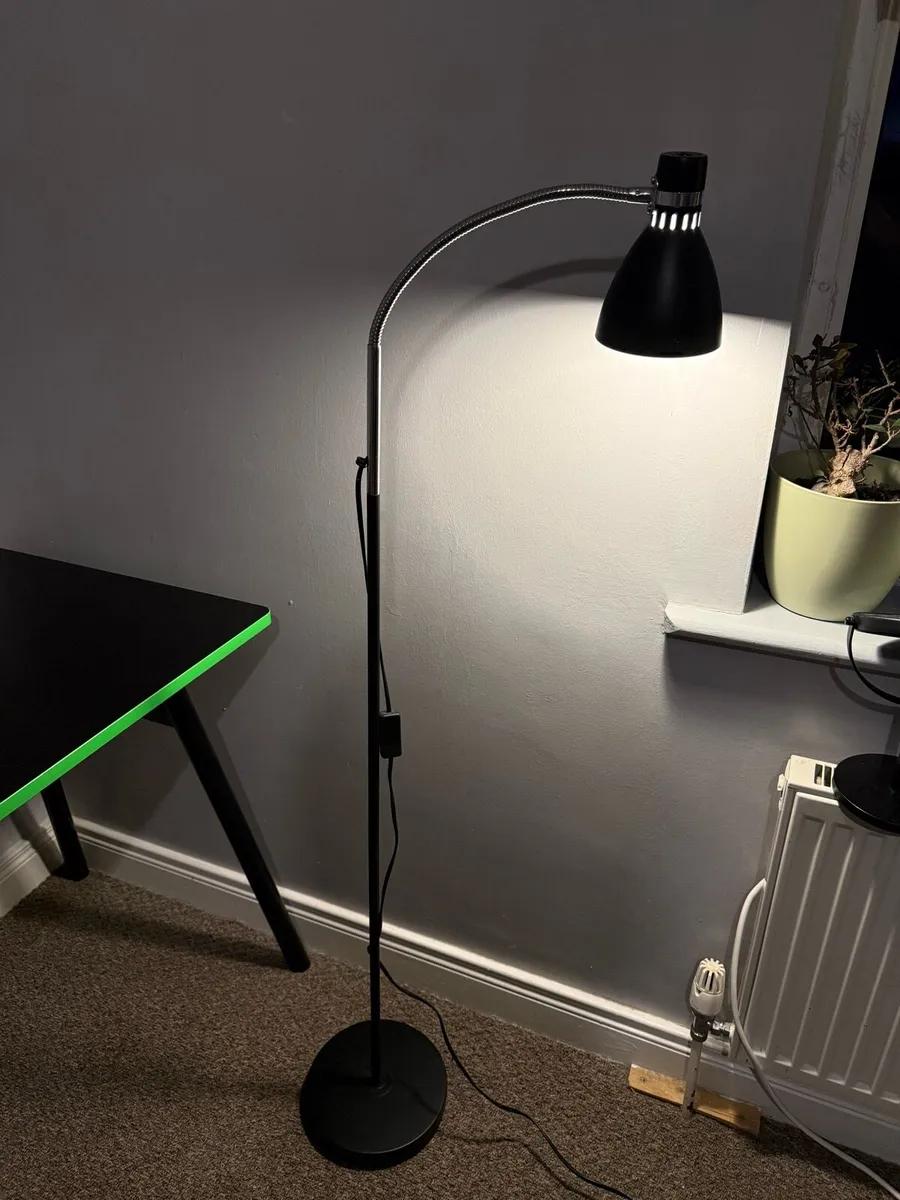 Floor lamp HANSSON H155cm black - Image 1