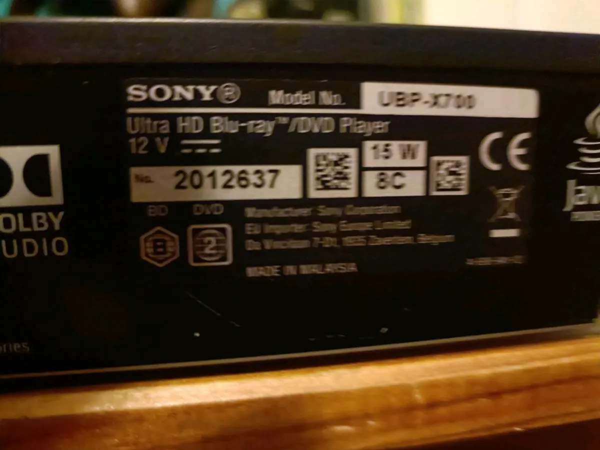 Sony Blu Ray 4k - Image 2