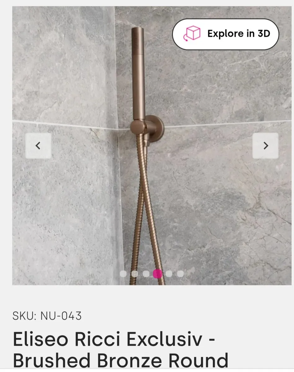 Brushed Bronze Shower - Image 2