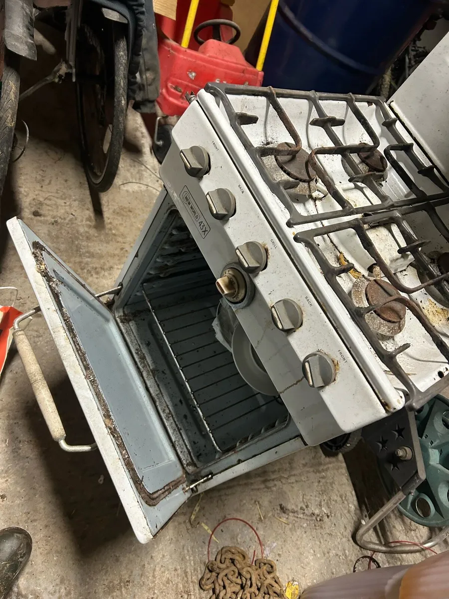 Vintage gas bottle cooker - Image 2