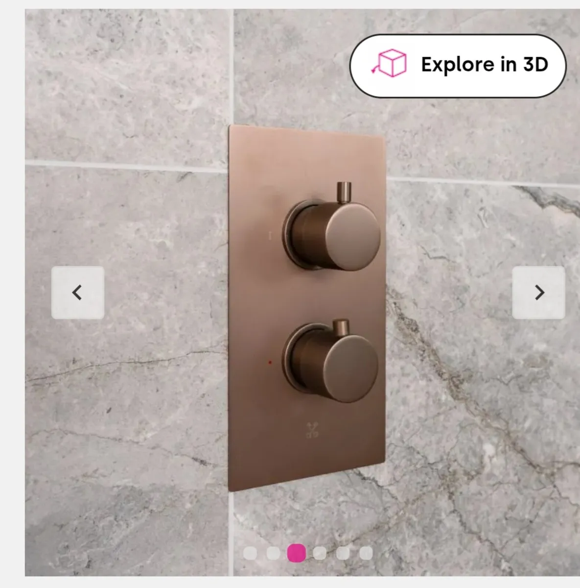 Brushed Bronze Shower - Image 1