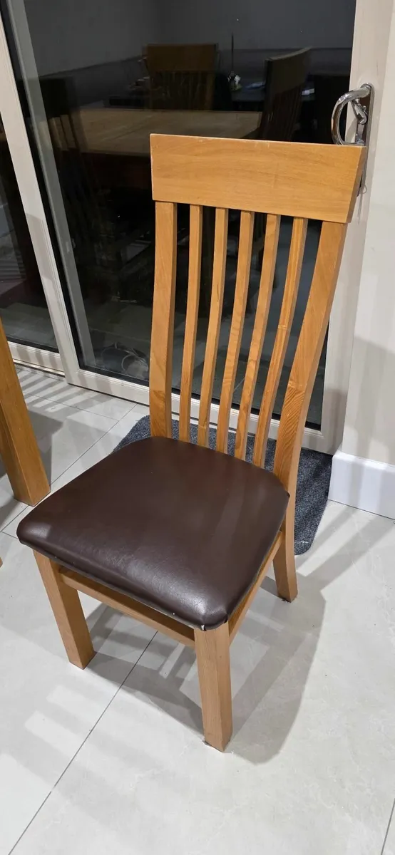 Solid Wood Extendable Dining Set + 6 Chairs - Image 3