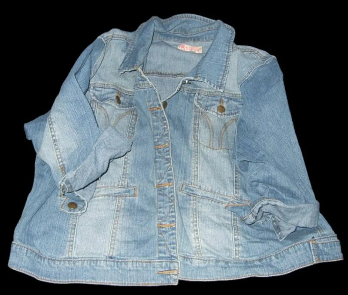 Ladies Harrods Vintage Denim Jacket - Image 4