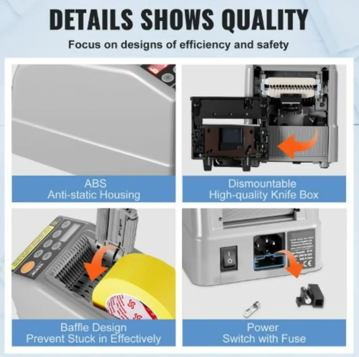 Zcut-9 Automatic Tape Dispenser Adhesive Electric - Image 3